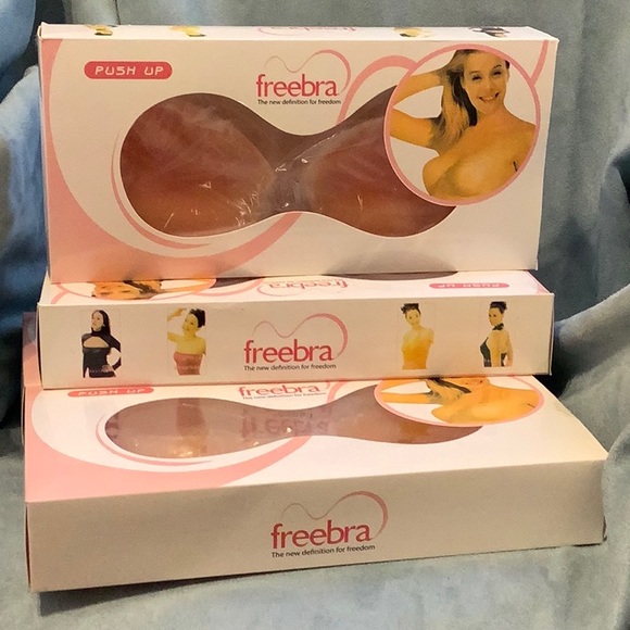 FreeBra 100% Silicone Push-up, Strapless Bra - Picture 1 of 5